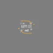 Happy Life Bandana — The League 🐾 North Fork Animal Welfare League