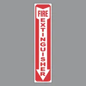 F418 18 x 4 plastic EXTINGUISHER sign