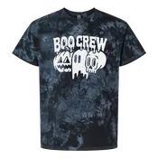 Boo Crew | Black Tie Dye T-Shirt | Halloween '24
