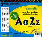 Barker Creek Over the Rainbow Mini Letter Pop-Outs (Clearance - Not Returnable)