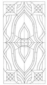 0-19a Custom Stained Glass Window Film