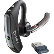 Poly Voyager 5200 UC Headset + BT600-A Dongle with Charging Case | Bluetooth Mono Headset