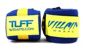 16" Villain Wrist Wraps - Blue & Yellow
