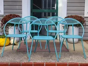 Set of 5 Rid-Jid for Salterini Powder Coated Garden Chairs — Barefoot Dwelling