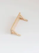 Dollhouse Bracketed Wall Shelf | Two Finishes: White