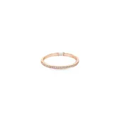 14K Rose Gold Diamond Milgrain Stacker Ring