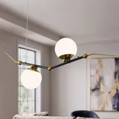 VONN Artisan Chianti 43" Integrated LED Chandelier in Antique Brass | VAC3122AB