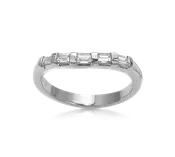 Curved Baguette Band