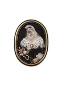 Anthropomorphic Bird Pin