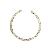 14K Baguette Diamond Tennis Bracelet
