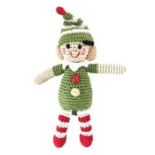 Handmade Elf Rattle– Festive Holiday Keepsake Toy