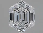 1.03ct Hexagonal Lab Grown Diamond (Colour F, Clarity VVS2, IGI Certified)