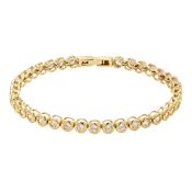 Bezel Tennis Bracelet - Gold