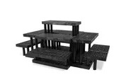 Five Step Pyramid Island Display 63x92x36
