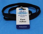 Plastic Full Color Lanyard Badges – 2×3