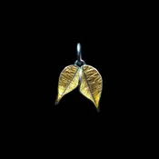 Double Leaves Charm in GO — Judith Kinghorn Design