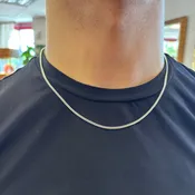 2.3mm Silver Curb Chain