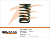 Generac 0D3867 SPRING, Valve GT-990