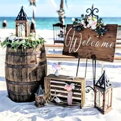 Whiskey or Wine Barrel Event Decor Rental