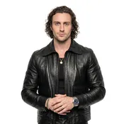 Aaron Taylor Johnson Kraven the Hunter Black Jacket