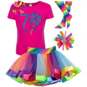 7th Birthday Lollipop Shirt & Tutu Set