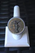 French Kande Saint Michel Signet Ring — thecuratorfalmouth.com