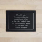 Announcement Insert Card