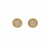 14KY Gold and Diamond Earrings