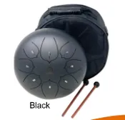 10″Atma Buti Happy Drum with Multi Notes-Black