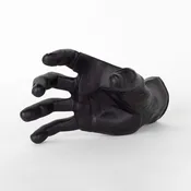 Black Finish Classic Grip Wall Hanger - Right