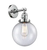 Innovations LED Wall Sconce in Polished Chrome from the Franklin Restoration collection - 203SW-PC-G204-8-LED