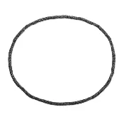 14k Gold and Black Diamond 24.59 Total Weight Necklace