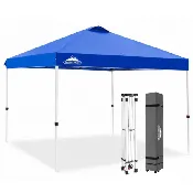 10 ft. x 10 ft. Blue Pop Up Canopy Tent Instant Outdoor Canopy