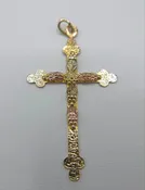 10K Gold Black Hills Cross Pendant