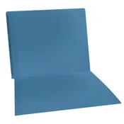11 pt Blue Kardex Match Folder, Reinforced Top and End Tab with A-Z Scale Printed on Left End Tab, Letter Size (Box of 50)