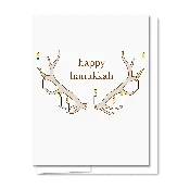 Antlers Hanukkah Card — Quick Brown Fox Letterpress