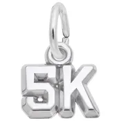 5K Race Accent Charm