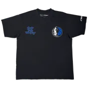 Dallas Mavericks Brand Seen Black Hooping Short Sleeve Tee