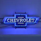 Chevrolet Bowtie Neon Sign w/Backing