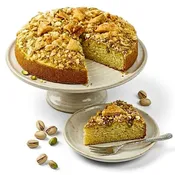 Andy Anand Baklava Pistachio Cake, 9-Inch, 2.8 lb – Turkish Baklava & California Pistachio Fusion, Freshly Baked, Birthday Gift Box