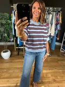 A Little Later Striped Knit