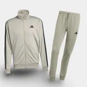 ADIDAS MEN’S M 3STRIPE TRACKSUIT-SILVER PEBBLE