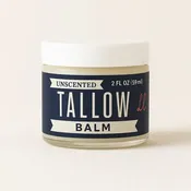 2oz Unscented Tallow Balm