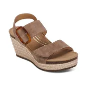 Aetrex Women’s Ashley Arch Support Wedge Taupe