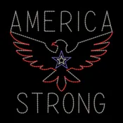 American Eagle w/ Strong Display | Holiday Outdoor Decor