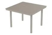 42" Square Dining Height Table w/ hole (MGP Slat Tables)