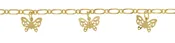 FL133 - 2mm PermaGold Butterfly Chain
