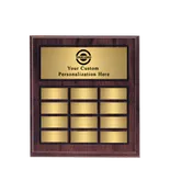 12 Plate Classic Perpetual Name Plaque