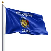 Wisconsin State Flag – Small Batch (1 to 11 units)