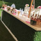 12′ White Top Hedge Bar